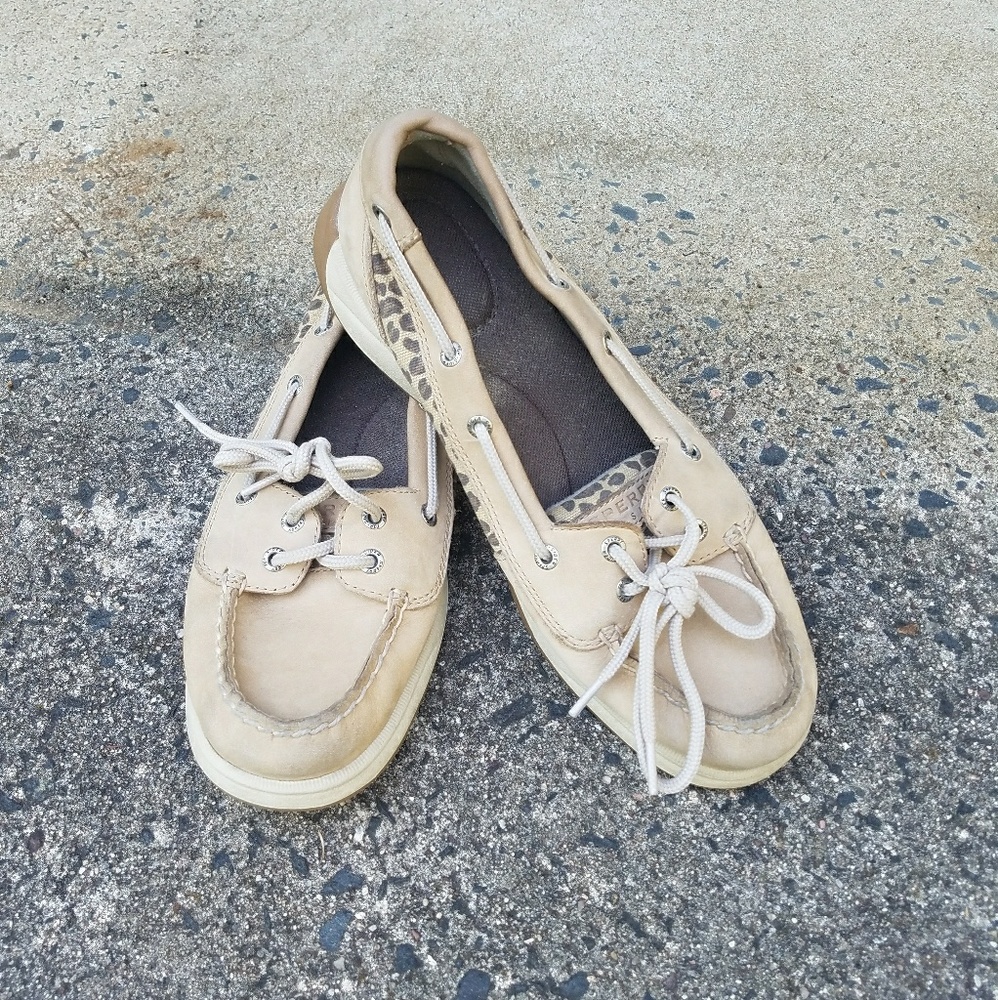 Cheetah Print Sperrys